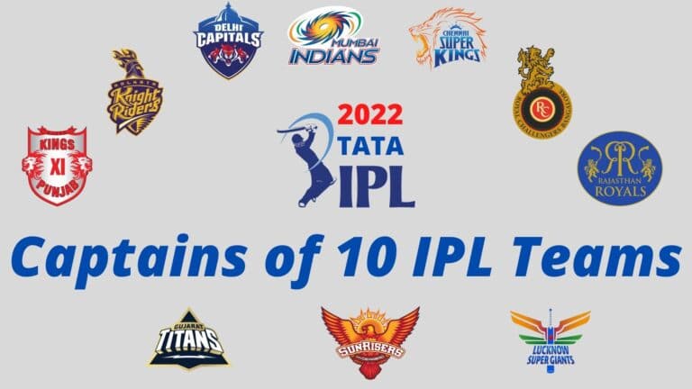 captains of 10 IPL teams